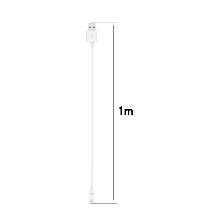 For Samsung Galaxy Fit 3 SM-R390 Watch Magnetic Charging Cable, Length: 1m(White) - Charger by buy2fix | Online Shopping UK | buy2fix