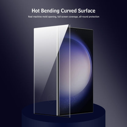 For Samsung Galaxy S23 Ultra 5G ENKAY Easy Install Hot Bending Side Glue Tempered Glass Film by ENKAY