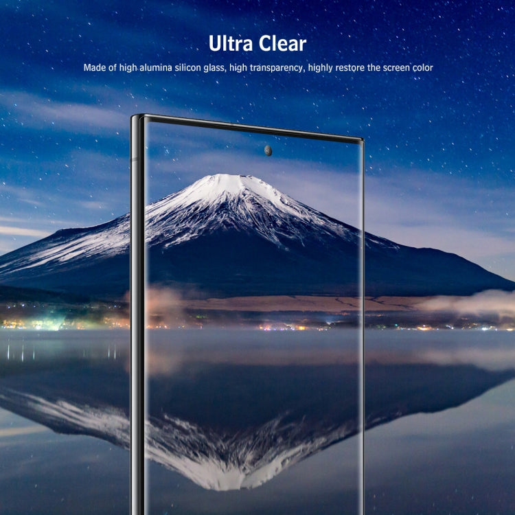 For Samsung Galaxy S23 Ultra 5G ENKAY Easy Install Hot Bending Side Glue Tempered Glass Film by ENKAY