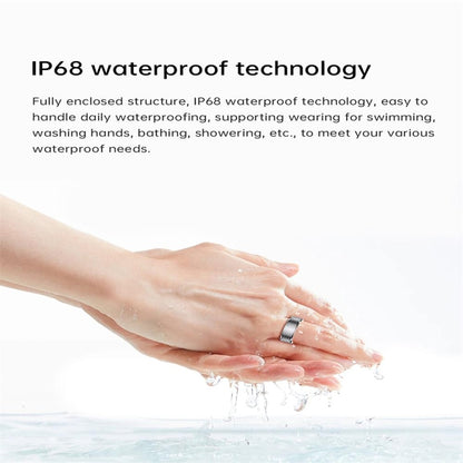 R3 SIZE 20 Smart Ring, Support Heart Rate / Blood Oxygen / Sleep Monitoring(White) by buy2fix