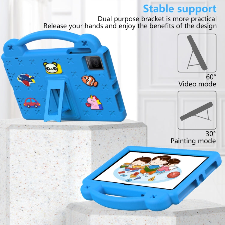 For T-Mobile REVVL Tab 10.36 2023 Handle Kickstand Children EVA Shockproof Tablet Case(Sky Blue) - Others by buy2fix | Online Shopping UK | buy2fix