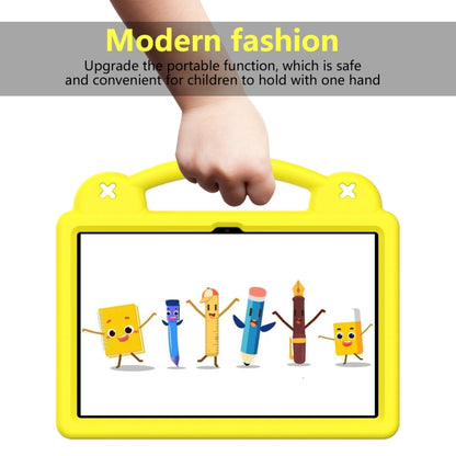 For T-Mobile REVVL Tab 10.36 2023 Handle Kickstand Children EVA Shockproof Tablet Case(Yellow) - Others by buy2fix | Online Shopping UK | buy2fix