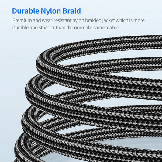 ENKAY 3-in-1 5A USB to Type-C / 8 Pin / Micro USB Fast Charging Cable with Indicator Light, Length: 1.2m by ENKAY