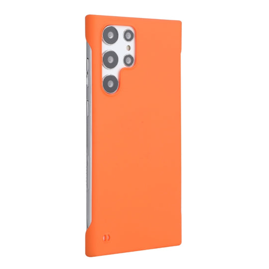 For Samsung Galaxy S24 Ultra 5G ENKAY Matte Frameless Hard PC Case(Orange)