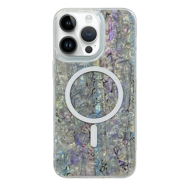 For iPhone 13 Pro Shell Texture Multicolor MagSafe TPU Phone Case(Silver Gray) - iPhone 13 Pro Cases by buy2fix | Online Shopping UK | buy2fix