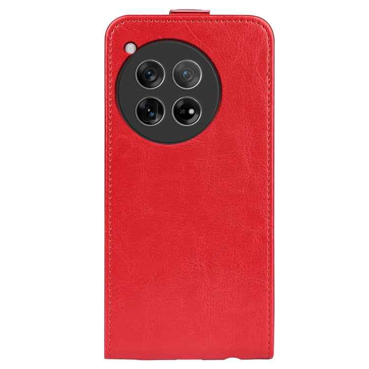 For OnePlus 12 R64 Texture Single Vertical Flip Leather Phone Case(Red) - OnePlus Cases by buy2fix | Online Shopping UK | buy2fix