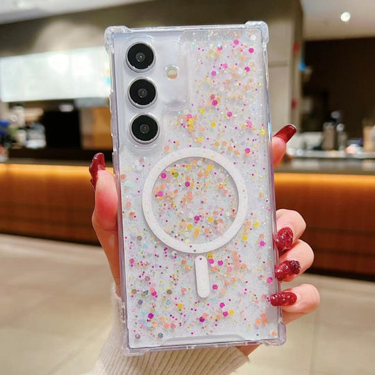 For Samsung Galaxy S23+ 5G Explosive Flash Gradient MagSafe TPU Phone Case(Colour)