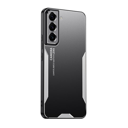 For Galaxy S22+ 5G Blade Series TPU Hybrid Metal Phone Case(Silver)