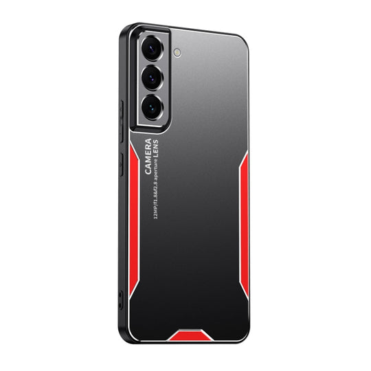 For Galaxy S22+ 5G Blade Series TPU Hybrid Metal Phone Case(Red)