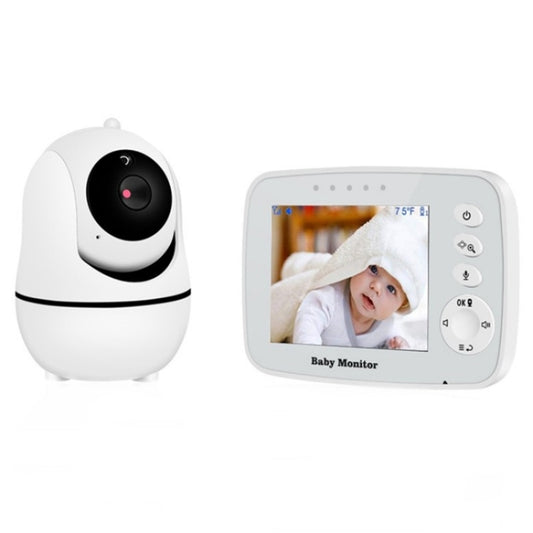 SM32PTA Two-Way Audio Night Vision Surveillance Camera 3.5 inch Baby Monitor(US Plug) - Baby Monitor by buy2fix | Online Shopping UK | buy2fix