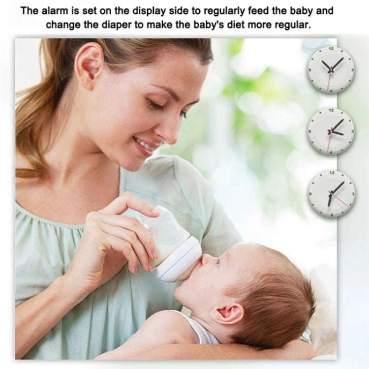 ABM200 Support Two-Way Voice Temperature Display 4.5-inch Video Baby Monitor Music Player(UK Plug) by buy2fix