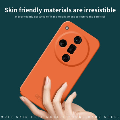 For OPPO Find X7 MOFI Qin Series Skin Feel All-inclusive PC Phone Case(Orange) - Find X7 Cases by MOFI | Online Shopping UK | buy2fix