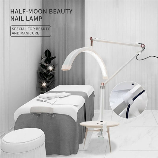 HD-M3X For Eyelash Extensions / Tattoo / Nail Art Lighting Lamp 16 inch Clip-on Half Moon Desk Lamp(UK Plug) by buy2fix