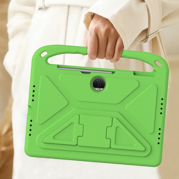 For Honor Pad 9 12.1 Handle EVA Shockproof Tablet Case with Holder(Green) - Honor by buy2fix | Online Shopping UK | buy2fix