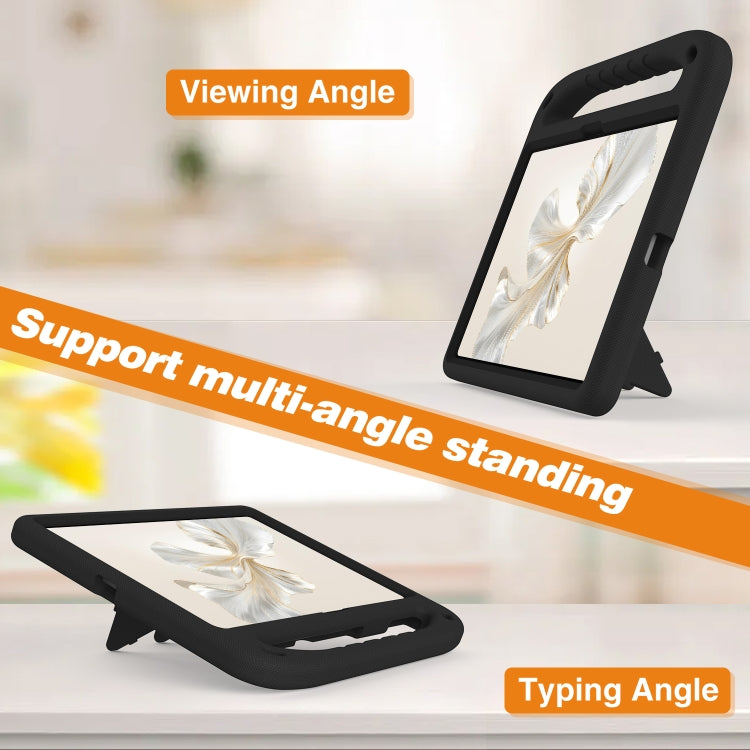 For Honor Pad 9 12.1 Handle EVA Shockproof Tablet Case with Holder(Black) - Honor by buy2fix | Online Shopping UK | buy2fix