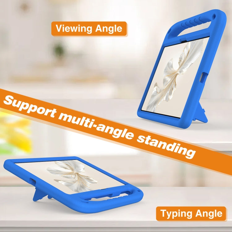 For Honor Pad 9 12.1 Handle EVA Shockproof Tablet Case with Holder(Blue) - Honor by buy2fix | Online Shopping UK | buy2fix