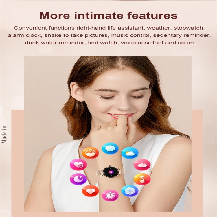 NX7 Pro 1.19 inch Color Screen Smart Watch, Support Heart Rate / Blood Pressure / Blood Oxygen Monitoring(Gold) by buy2fix