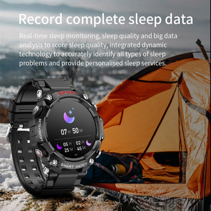 T96 1.52 inch Amoled Screen 2 in 1 Bluetooth Earphone Smart Watch(Black) by buy2fix