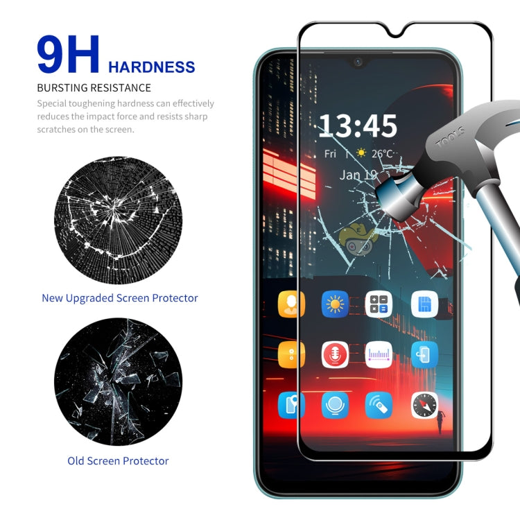 For OPPO A17 4G 10pcs ENKAY Full Glue High Aluminum-silicon Tempered Glass Film - OPPO Tempered Glass by ENKAY | Online Shopping UK | buy2fix