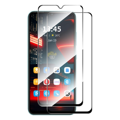 For Tecno Spark 10C 2pcs ENKAY Full Glue High Aluminum-silicon Tempered Glass Film by ENKAY