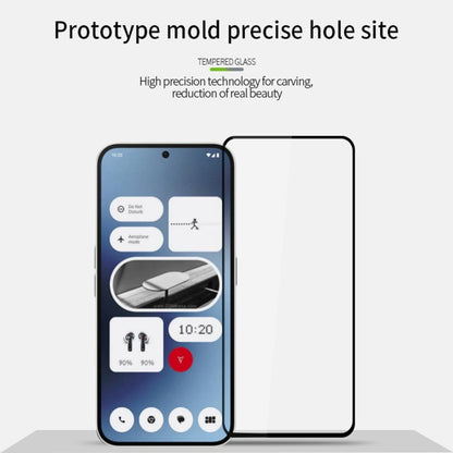 For Nothing Phone 2a MOFI 9H 2.5D Full Screen Tempered Glass Film(Black) - Others by MOFI | Online Shopping UK | buy2fix