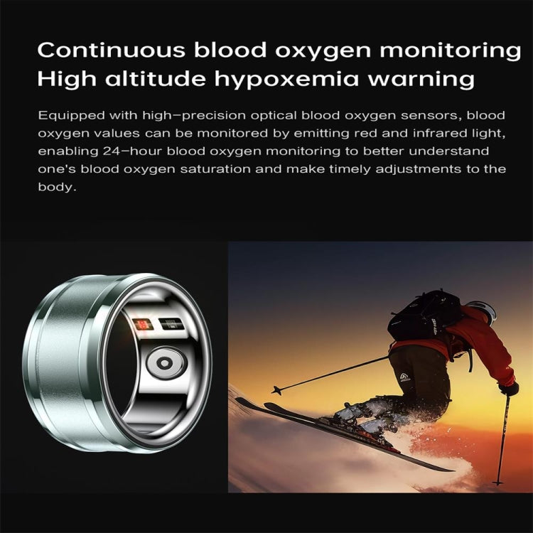 R3 SIZE 23 Smart Ring, Support Heart Rate / Blood Oxygen / Sleep Monitoring(White) by buy2fix