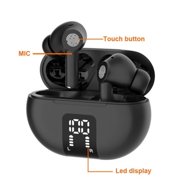 M10 Wireless Bluetooth Smart Voice Translator Headset Multiple Languages Translation Earphones(Black) -  by buy2fix | Online Shopping UK | buy2fix