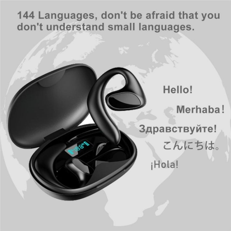 M8 Noise Reduction Smart Voice Translator TWS Bluetooth Headset 144 Languages Translation Earphones(Black) -  by buy2fix | Online Shopping UK | buy2fix