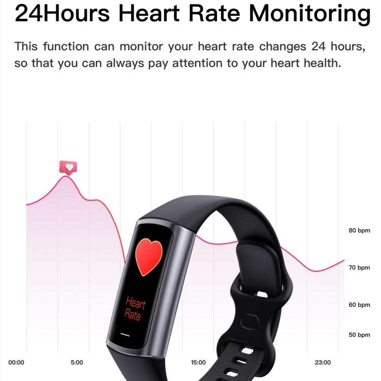 C68L IP67 Waterproof Smart Bracelet Sport Fitness Tracker(Pink) by buy2fix