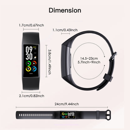 C80 IP67 Waterproof Smart Bracelet Sport Fitness Tracker(Pink) by buy2fix