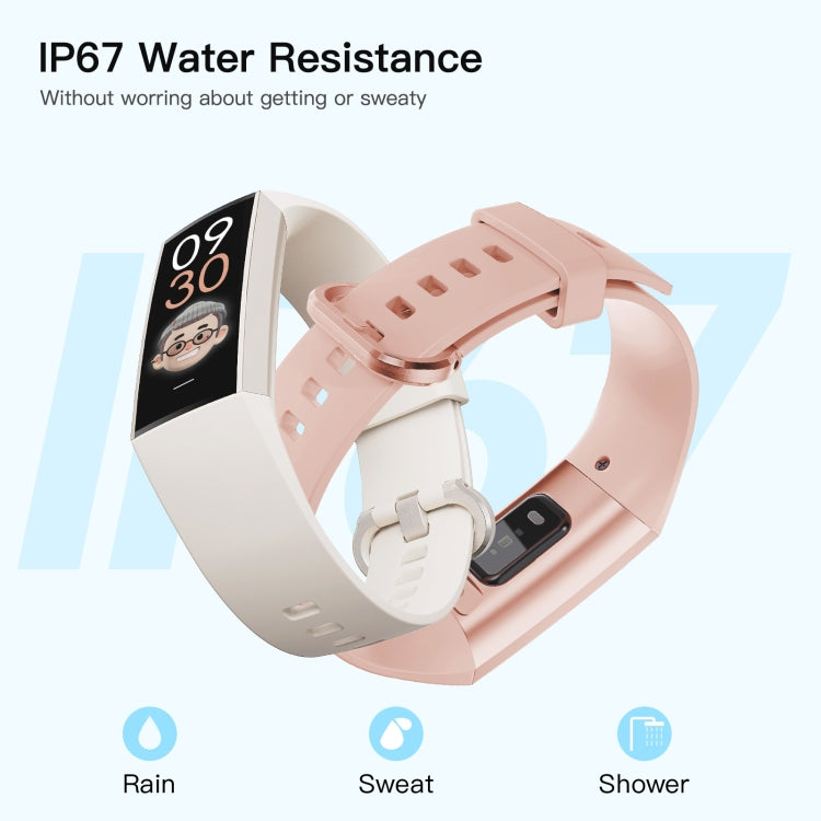 C80 IP67 Waterproof Smart Bracelet Sport Fitness Tracker(Pink) by buy2fix