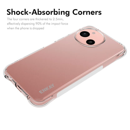 For Sharp Sense9 ENKAY Hat-Prince Transparent TPU Shockproof Phone Case - More Brand by ENKAY | Online Shopping UK | buy2fix