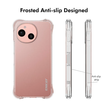 For Sharp Sense9 ENKAY Hat-Prince Transparent TPU Shockproof Phone Case - More Brand by ENKAY | Online Shopping UK | buy2fix