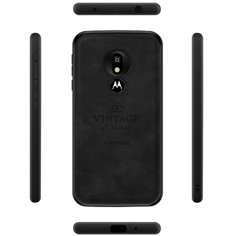 PINWUYO Shockproof Waterproof Full Coverage PC + TPU + Skin Protective Case for Motorola Moto G7 Play (Eurasian Version)(Gray) - Motorola Cases by PINWUYO | Online Shopping UK | buy2fix