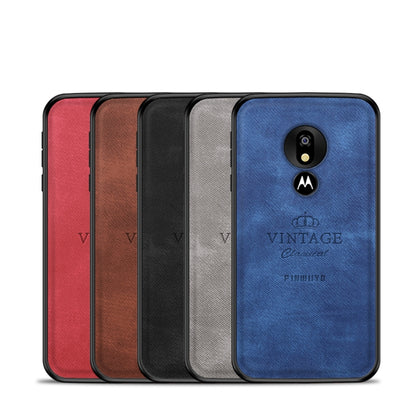 PINWUYO Shockproof Waterproof Full Coverage PC + TPU + Skin Protective Case for Motorola Moto G7 Play (Eurasian Version)(Red) - Motorola Cases by PINWUYO | Online Shopping UK | buy2fix