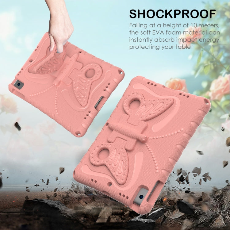 For iPad 10.2 2021 / 2020 / 2019 Butterfly Bracket EVA Shockproof Tablet Case(Pink Orange) - iPad 10.2 Cases by buy2fix | Online Shopping UK | buy2fix