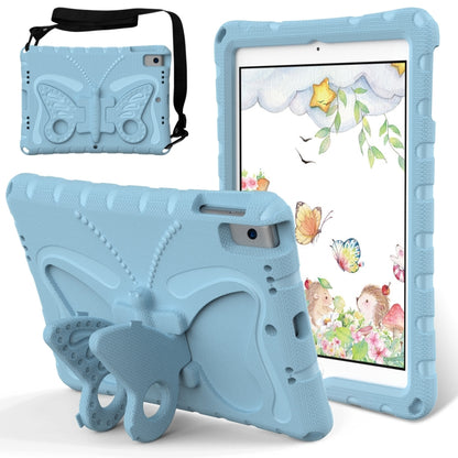 For iPad 10.2 2021 / 2020 / 2019 Butterfly Bracket EVA Shockproof Tablet Case(Light Blue) - iPad 10.2 Cases by buy2fix | Online Shopping UK | buy2fix