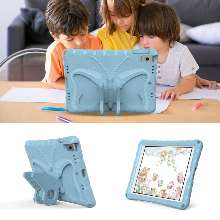 For iPad 10.2 2021 / 2020 / 2019 Butterfly Bracket EVA Shockproof Tablet Case(Light Blue) - iPad 10.2 Cases by buy2fix | Online Shopping UK | buy2fix