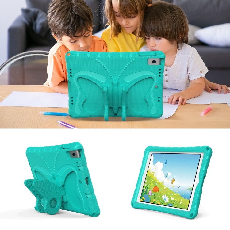 For iPad 10.2 2021 / 2020 / 2019 Butterfly Bracket EVA Shockproof Tablet Case(Mint Green) - iPad 10.2 Cases by buy2fix | Online Shopping UK | buy2fix