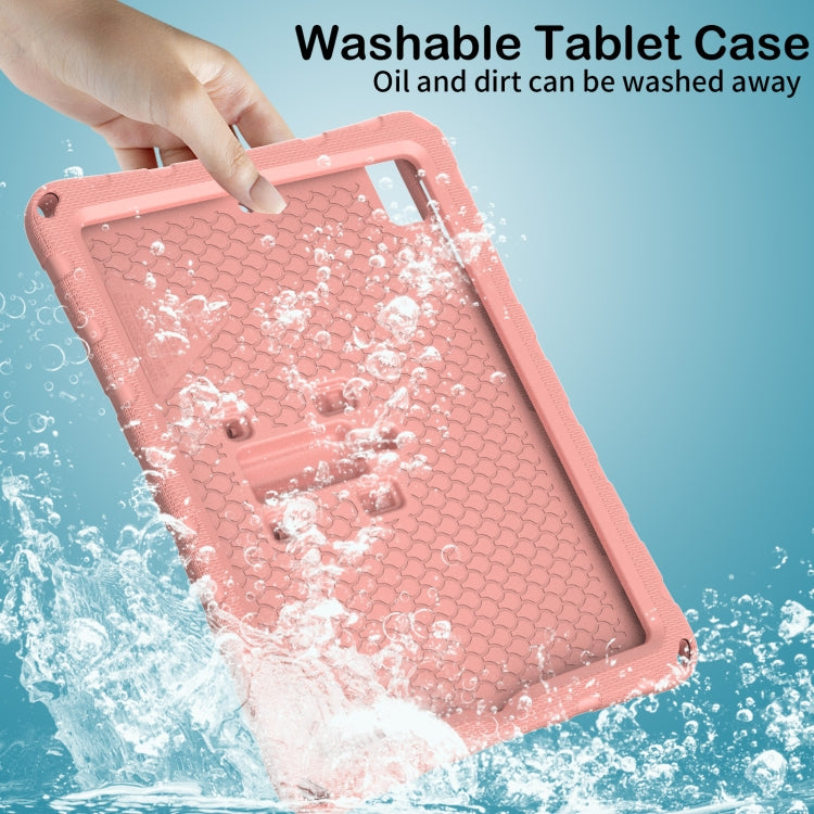 For iPad Air 3 / 10.5 2019 Butterfly Bracket EVA Shockproof Tablet Case(Pink Orange) - iPad 10.2 Cases by buy2fix | Online Shopping UK | buy2fix