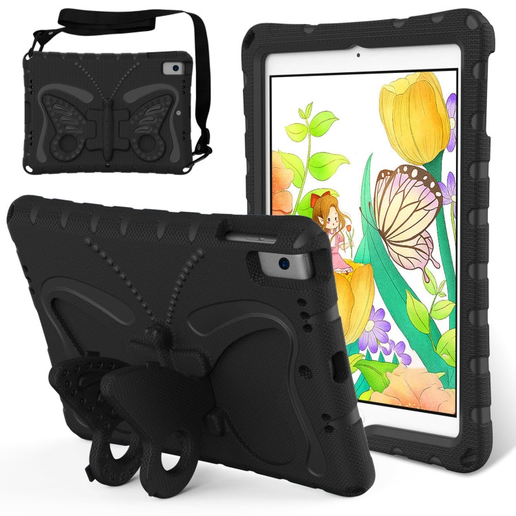 For iPad Air 3 / 10.5 2019 Butterfly Bracket EVA Shockproof Tablet Case(Black) - iPad 10.2 Cases by buy2fix | Online Shopping UK | buy2fix