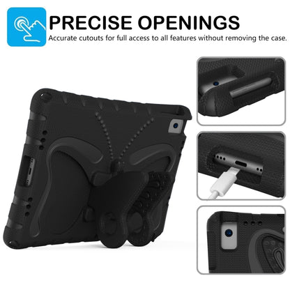 For iPad Air 3 / 10.5 2019 Butterfly Bracket EVA Shockproof Tablet Case(Black) - iPad 10.2 Cases by buy2fix | Online Shopping UK | buy2fix