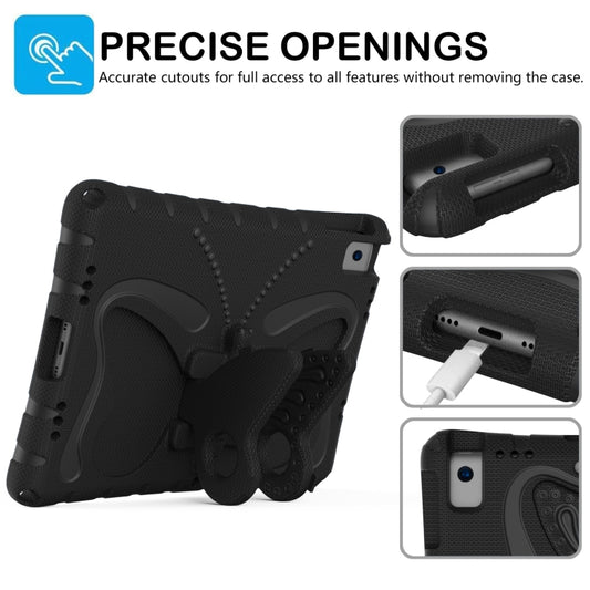 For iPad Air 3 / 10.5 2019 Butterfly Bracket EVA Shockproof Tablet Case(Black) - iPad 10.2 Cases by buy2fix | Online Shopping UK | buy2fix