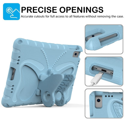 For iPad Air 3 / 10.5 2019 Butterfly Bracket EVA Shockproof Tablet Case(Light Blue) - iPad 10.2 Cases by buy2fix | Online Shopping UK | buy2fix