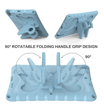 For iPad Air 3 / 10.5 2019 Butterfly Bracket EVA Shockproof Tablet Case(Light Blue) - iPad 10.2 Cases by buy2fix | Online Shopping UK | buy2fix