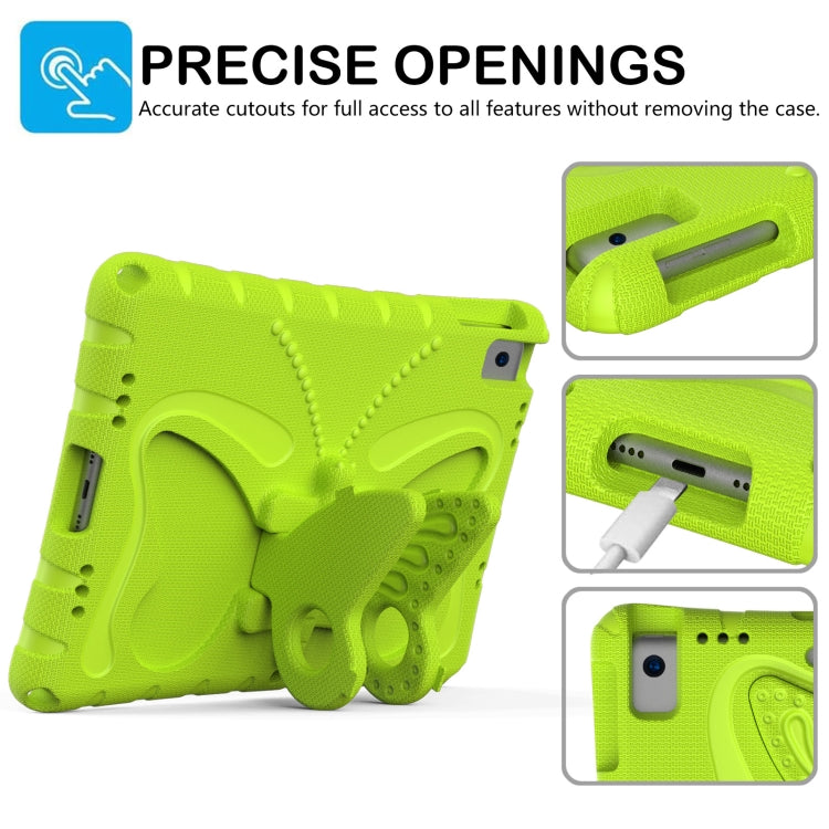 For iPad Air 3 / 10.5 2019 Butterfly Bracket EVA Shockproof Tablet Case(Grass Green) - iPad 10.2 Cases by buy2fix | Online Shopping UK | buy2fix