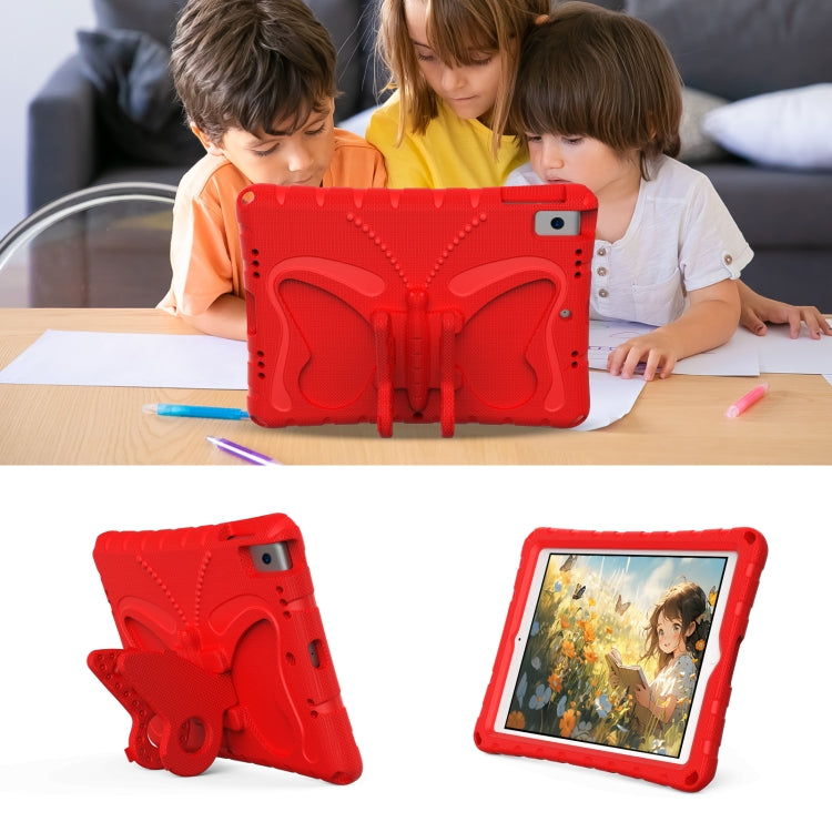 For iPad Air 3 / 10.5 2019 Butterfly Bracket EVA Shockproof Tablet Case(Red) - iPad 10.2 Cases by buy2fix | Online Shopping UK | buy2fix