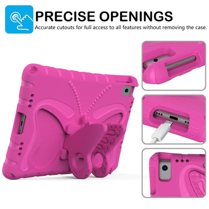For iPad Air 3 / 10.5 2019 Butterfly Bracket EVA Shockproof Tablet Case(Rose Red) - iPad 10.2 Cases by buy2fix | Online Shopping UK | buy2fix