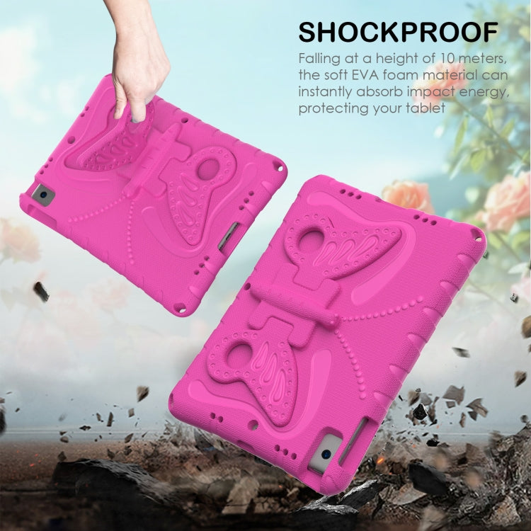 For iPad Air 3 / 10.5 2019 Butterfly Bracket EVA Shockproof Tablet Case(Rose Red) - iPad 10.2 Cases by buy2fix | Online Shopping UK | buy2fix