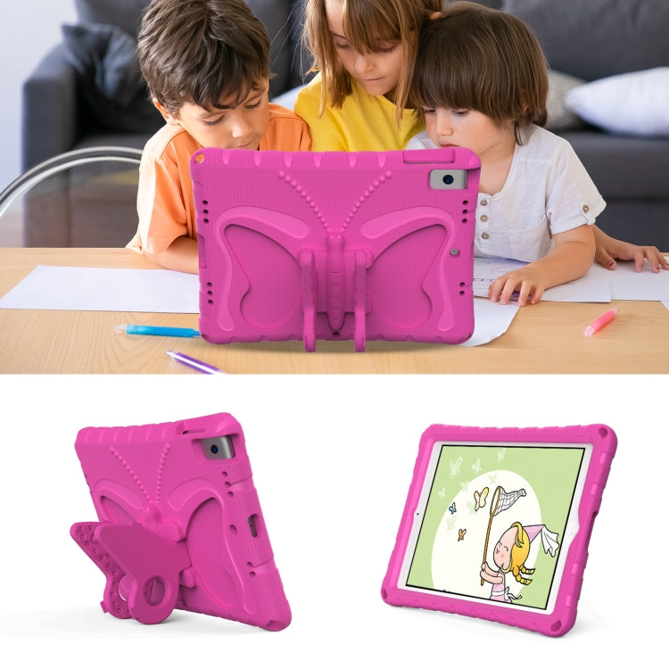 For iPad Air 3 / 10.5 2019 Butterfly Bracket EVA Shockproof Tablet Case(Rose Red) - iPad 10.2 Cases by buy2fix | Online Shopping UK | buy2fix